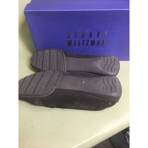 STUART WEITZMAN Women's Cola brown Suede Loafer Shoes Sz 6.5B moccasin - Picture 4 of 5